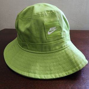 Nike logo patch cotton bucket hat